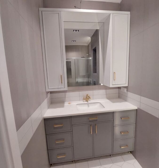Modern Bathroom Vanity with Mirror Cabinettmrwoodworking